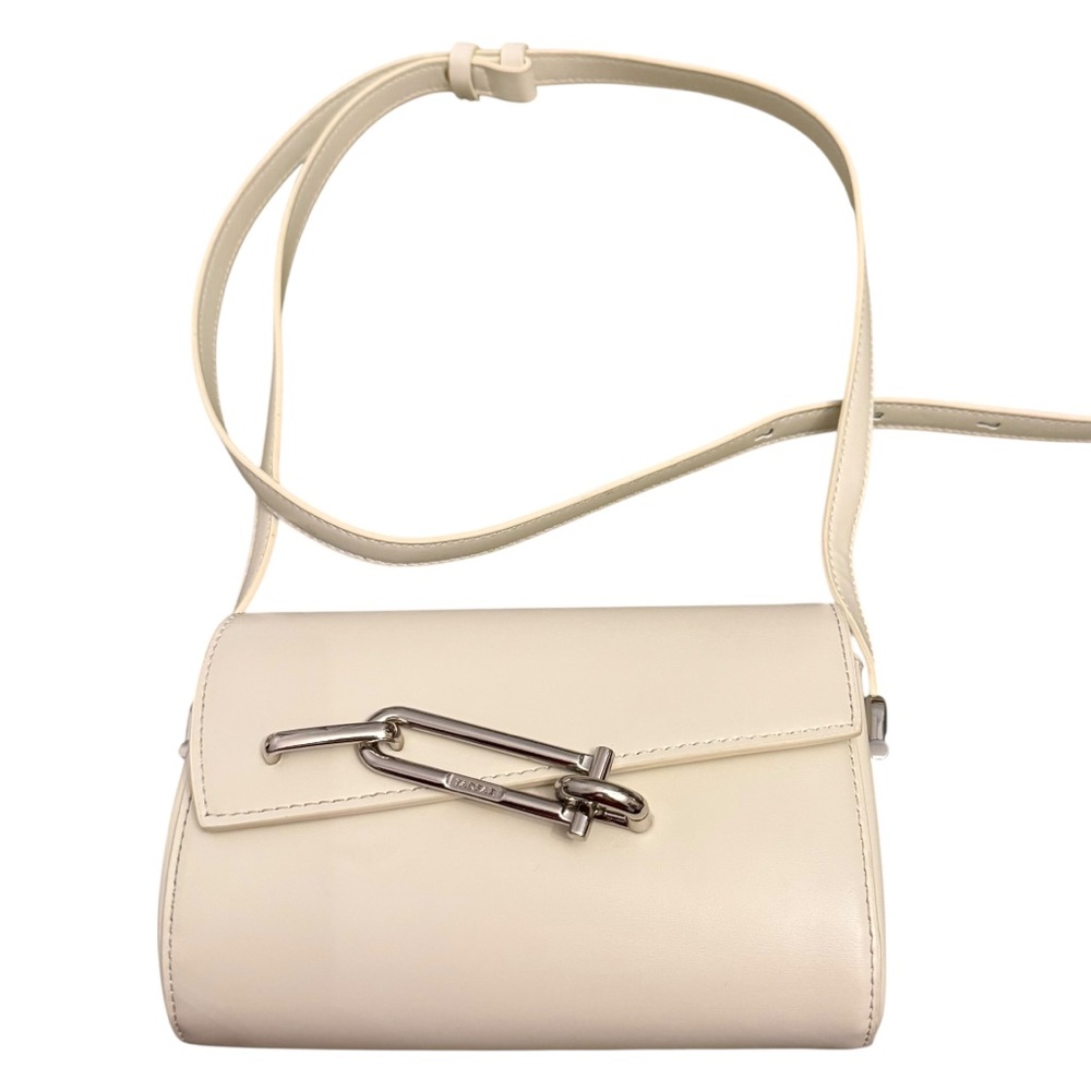 TAD FAB Box Midi White Crossbody Bag - Picture 2 of 8